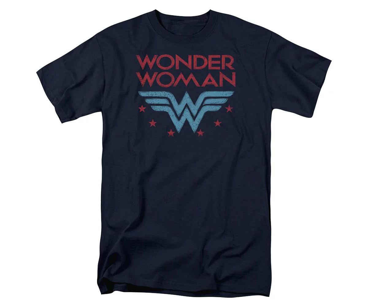DC Wonder Woman Big - Tall DC Comics Wonder Woman Wonder Stars Short Sleeve Adult Tee T-Shirt 5190₽