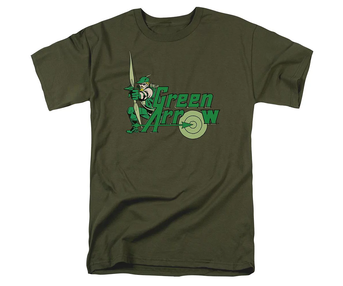 Dc Green Arrow Men's DC Comics Green Arrow Green Arrow Short Sleeve Adult Tee / T-Shirt