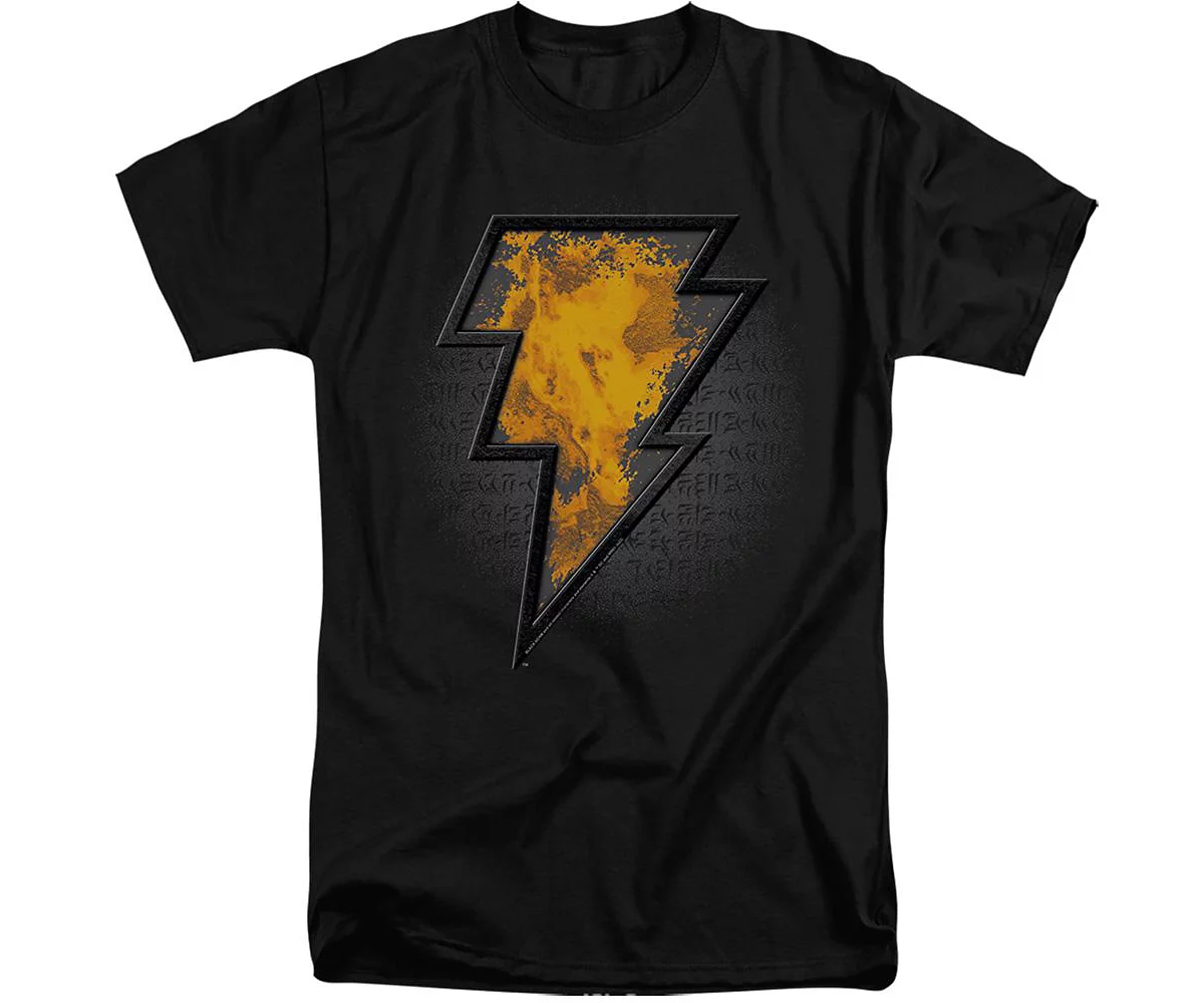 Black Adam Mens Beveled Emblem Short Sleeve Adult Tall Tee T-Shirt 5990₽