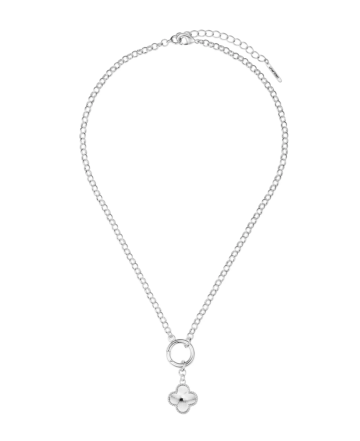 Unwritten Diamond Cut Clover Pendant Necklace 2990₽