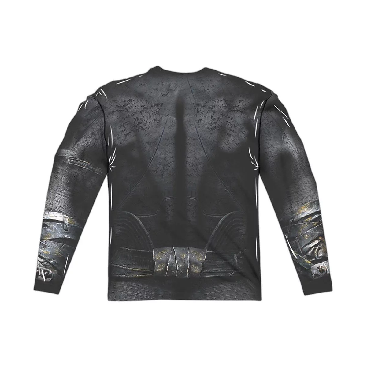 Black Adam Mens Outfit Long Sleeve Adult Poly Crew Tee T-Shirt 7090₽