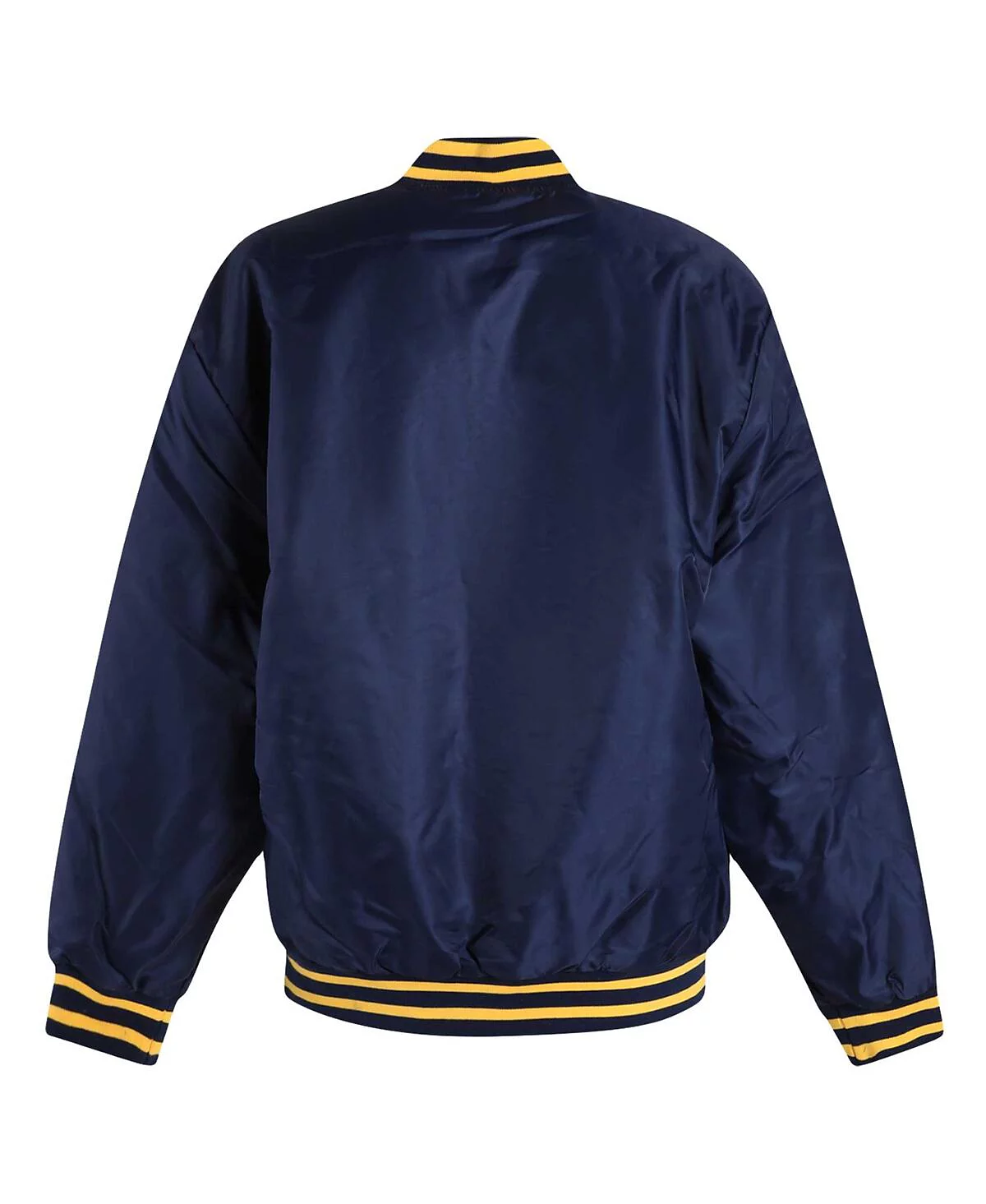 Hype And Vice Women's Navy Michigan Wolverines A-Game Varsity Full-Snap Jacket