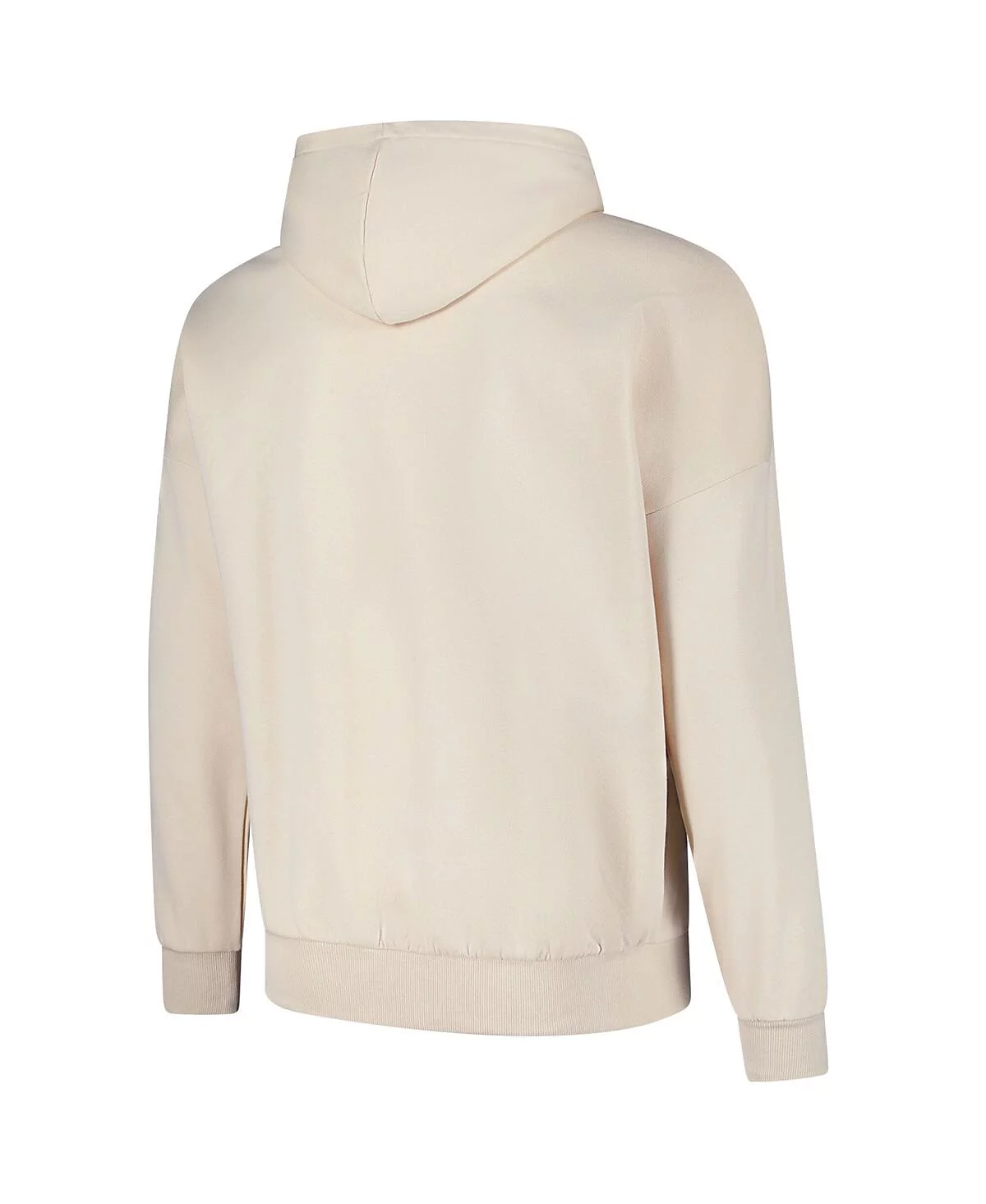 Levelwear Men's Jack Hughes Khaki New Jersey Devils Oversized Contact Name Number Pullover Hoodie