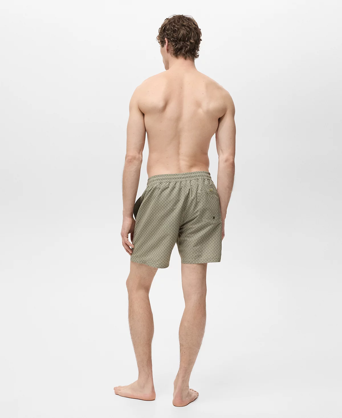 Mango Mens Geometric-Print Swim Trunks 11390₽