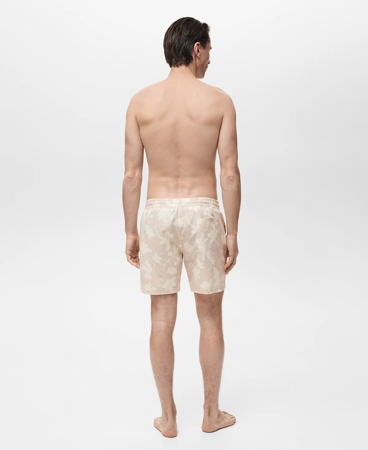 Mango Mens Floral Print Swim Trunks 11390₽