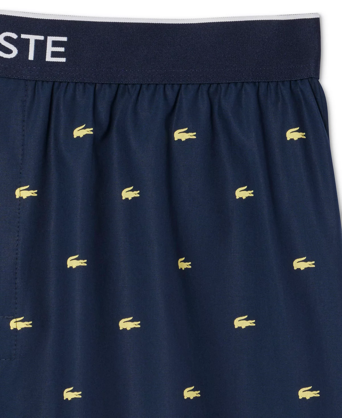 Lacoste Men's Loungewear Croc Print Pajama Shorts