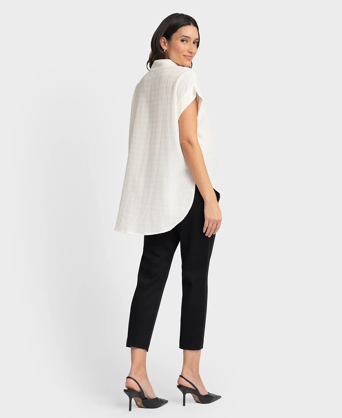 Seraphine Womens Maternity Textured Blouse Top 16190₽