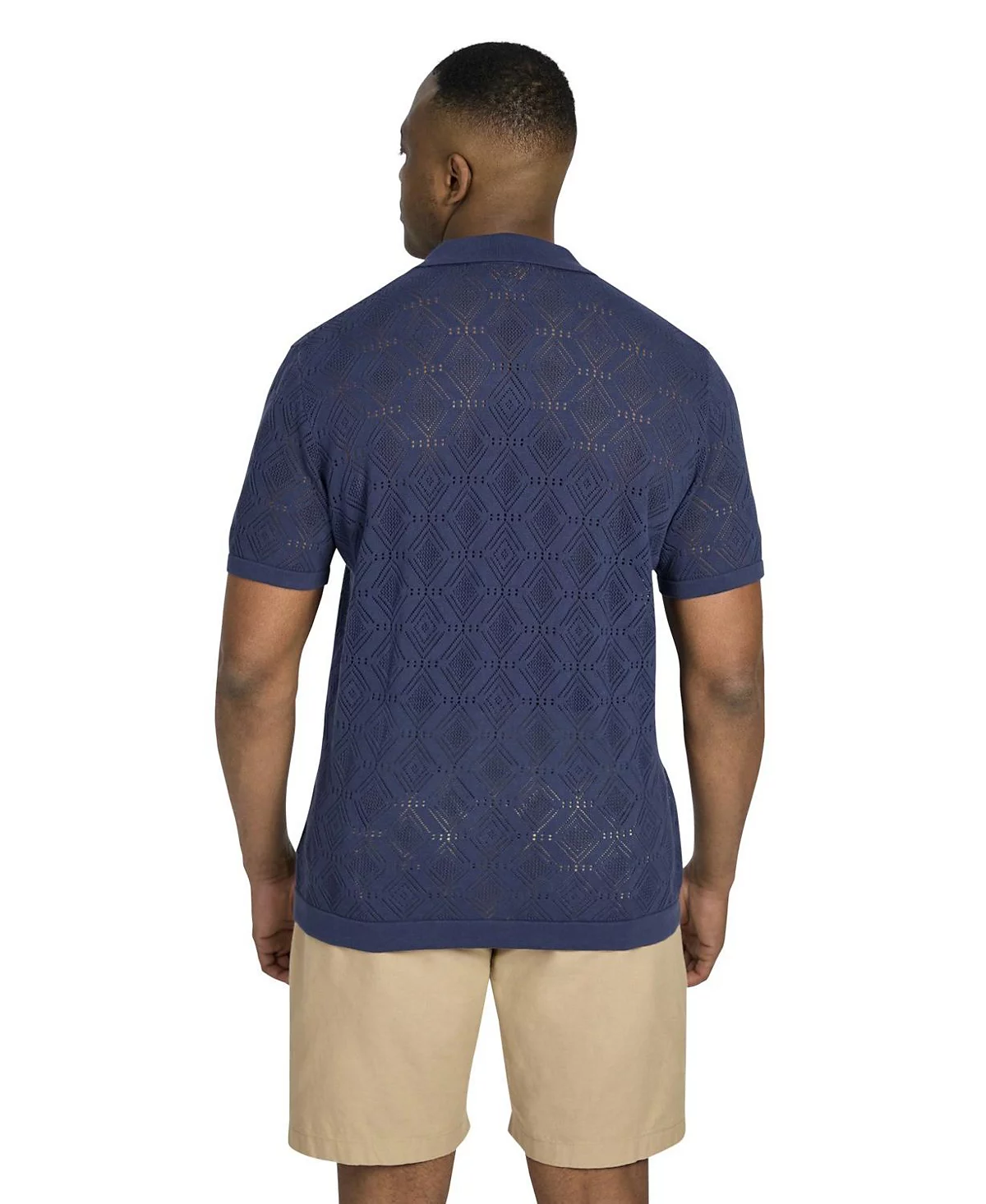 Johnny Bigg Mens Alfred Relaxed Fit Knit Shirt 13090₽