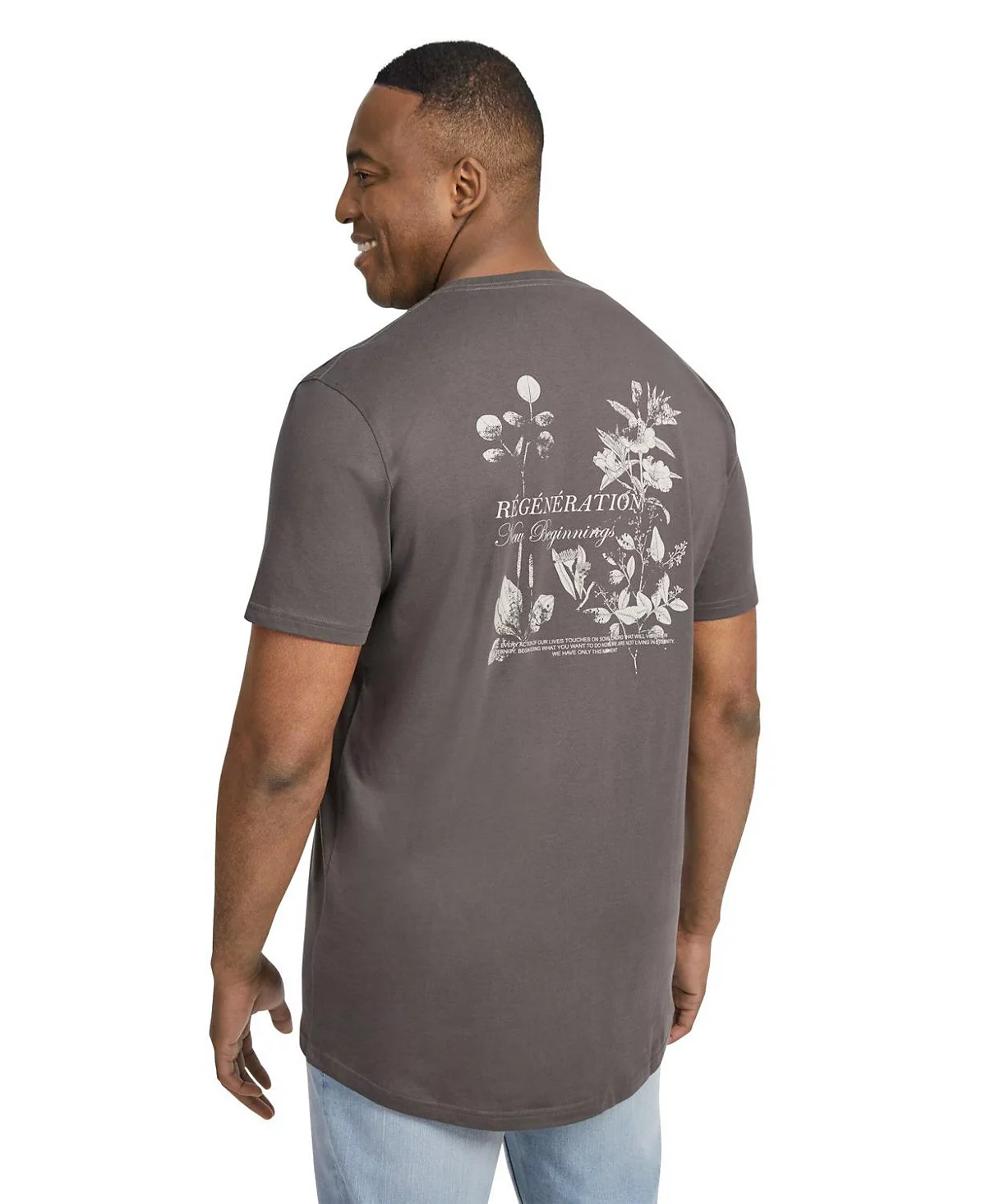 Johnny Bigg Mens Regeneration Longline Tee 9290₽
