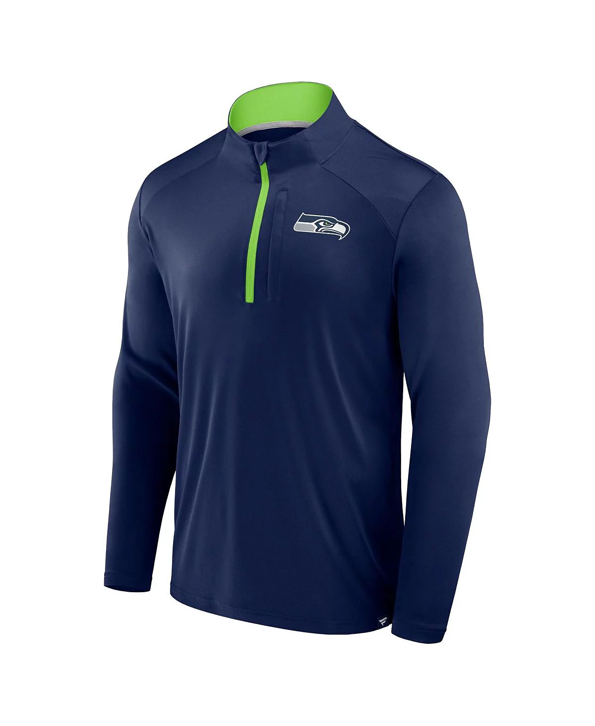 Fanatics Mens College Navy Seattle Seahawks Defender Long Sleeve Quarter-Zip Jacket 8590₽