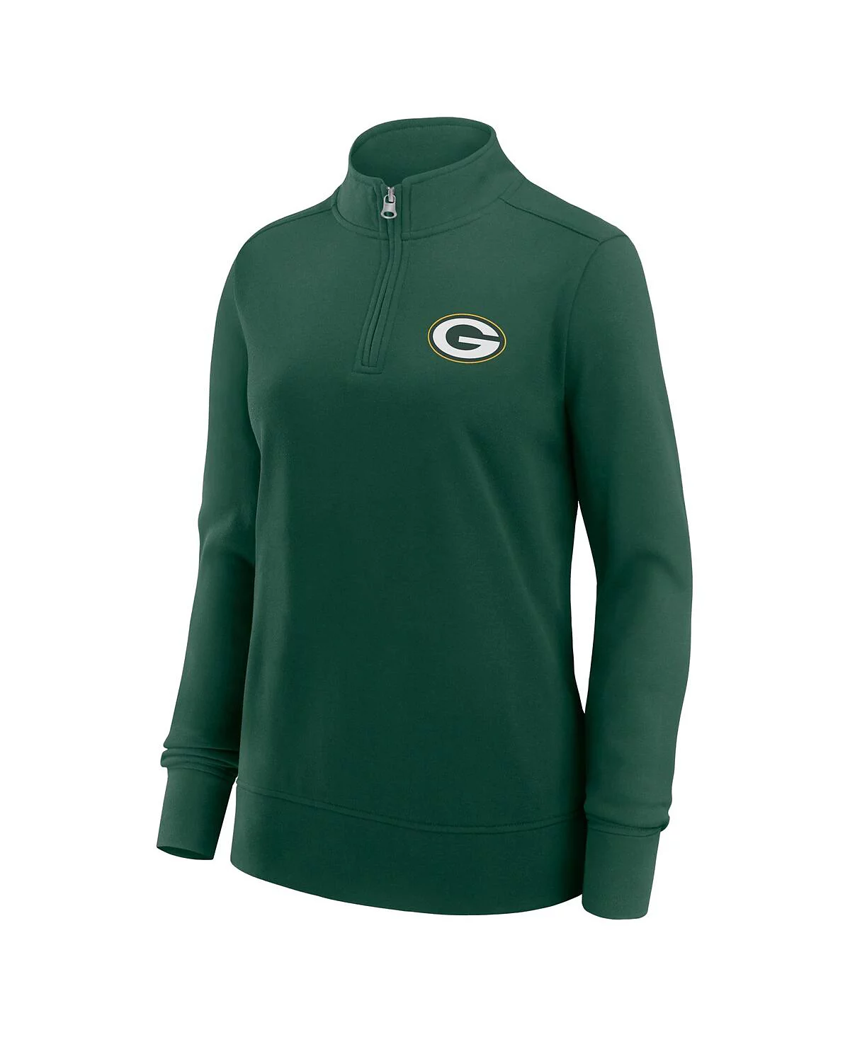 Logo Athletic Womens Green Green Bay Packers Velocity Quarter-Zip Jacket 12390₽