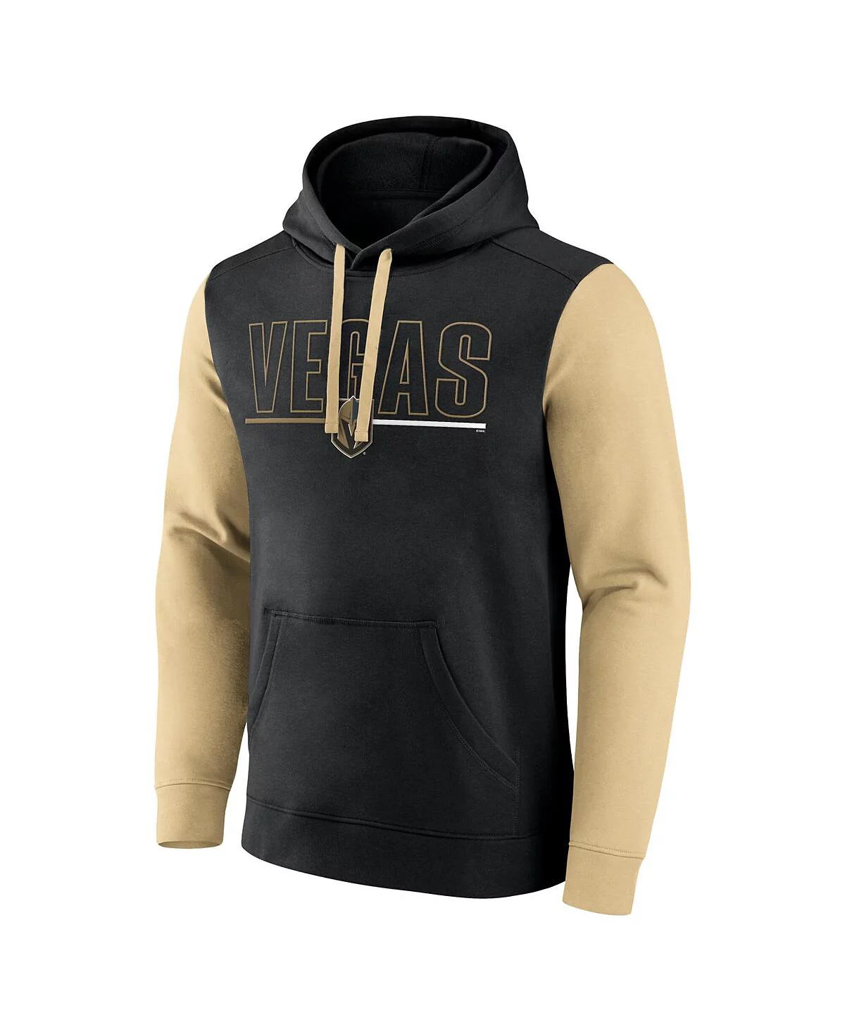 Logo Athletic Mens Black Vegas Golden Knights Deliver Fleece Pullover Hoodie 15190₽