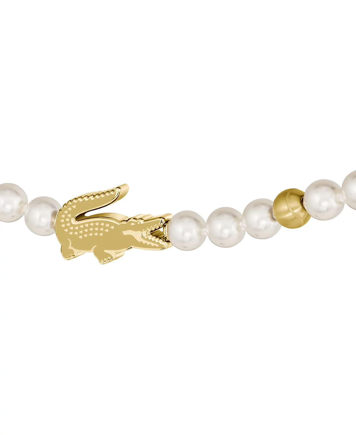 Lacoste Gold-Tone Matchpoint Glass Pearl Strand Bracelet 14290₽