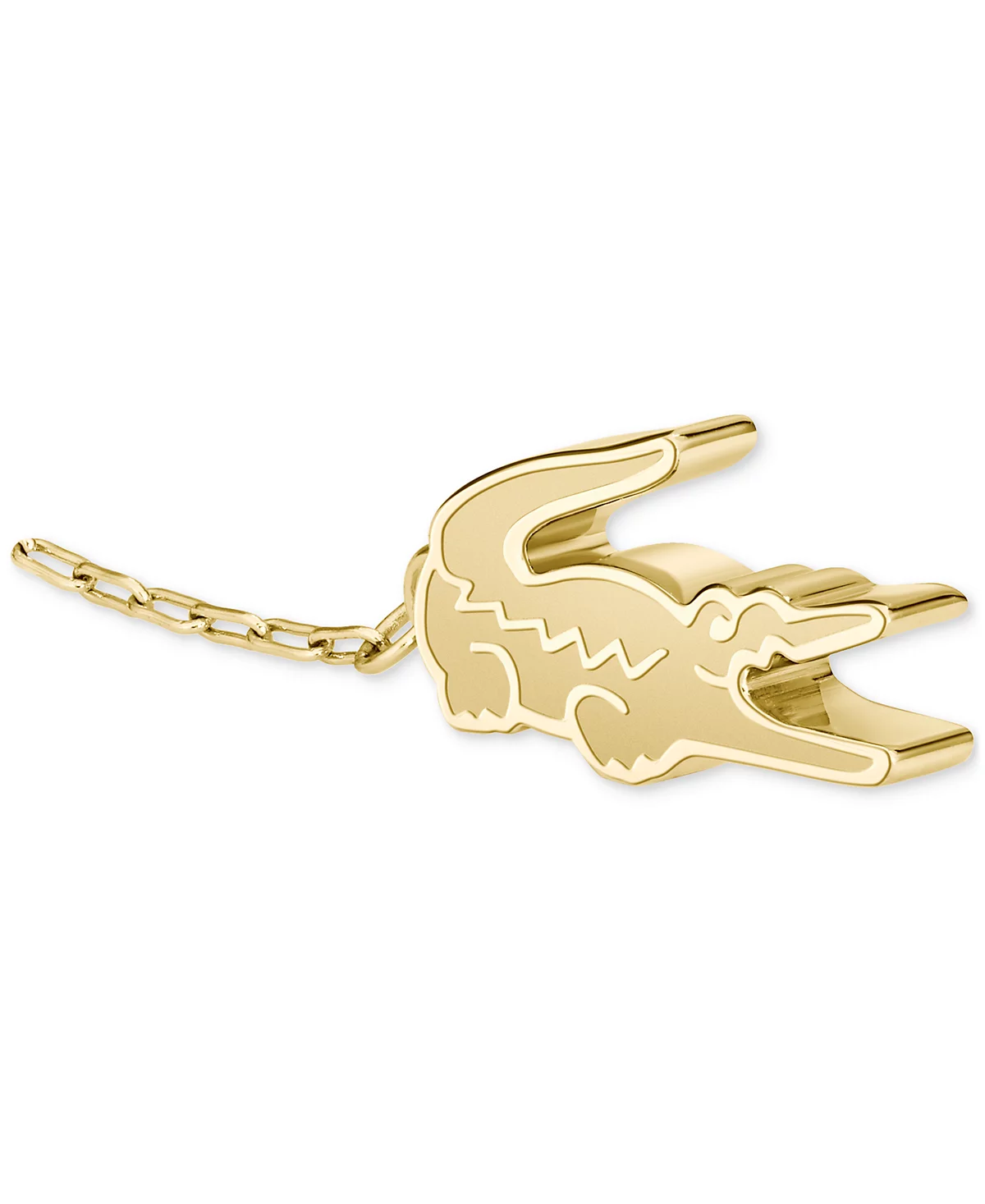 Lacoste Gold-Tone Crocodile Chain Drop Earrings 14290₽