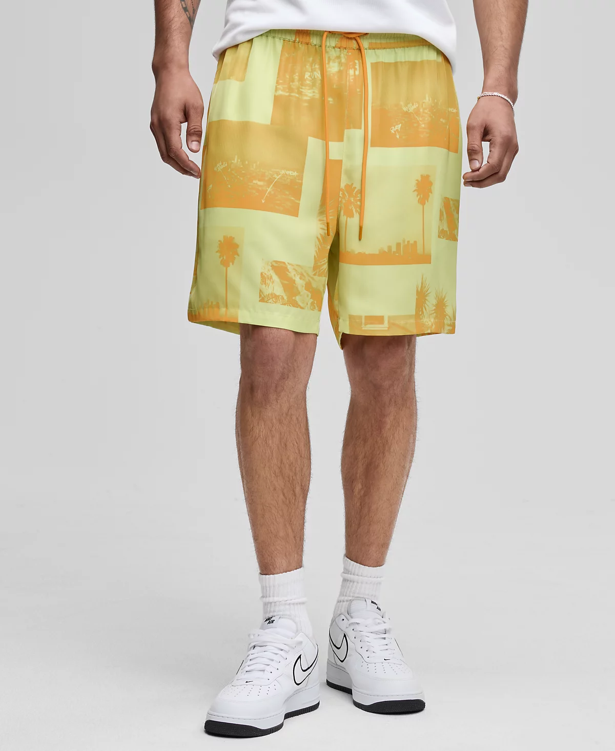 Mode of One Mens Photoreal Collage Pull-On Shorts Exclusively at Macys 6690₽