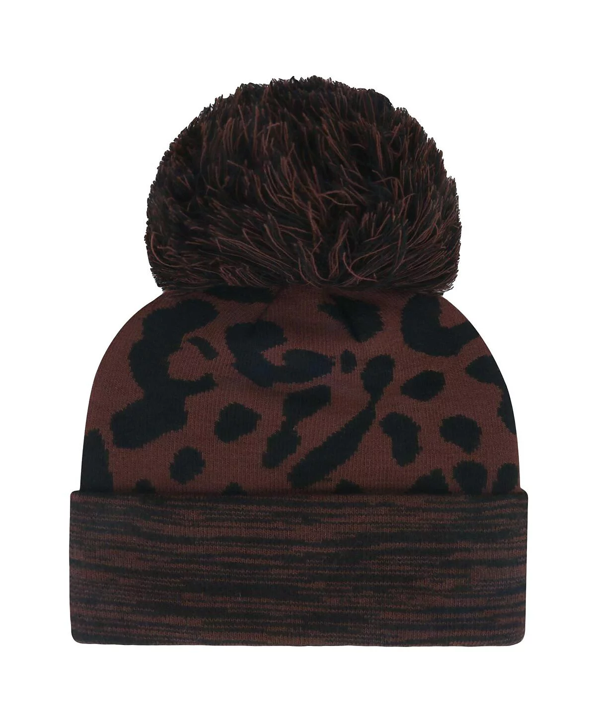 47 Brand Womens Brown Pittsburgh Steelers Cacao Cuffed Knit Hat with Pom 5090₽