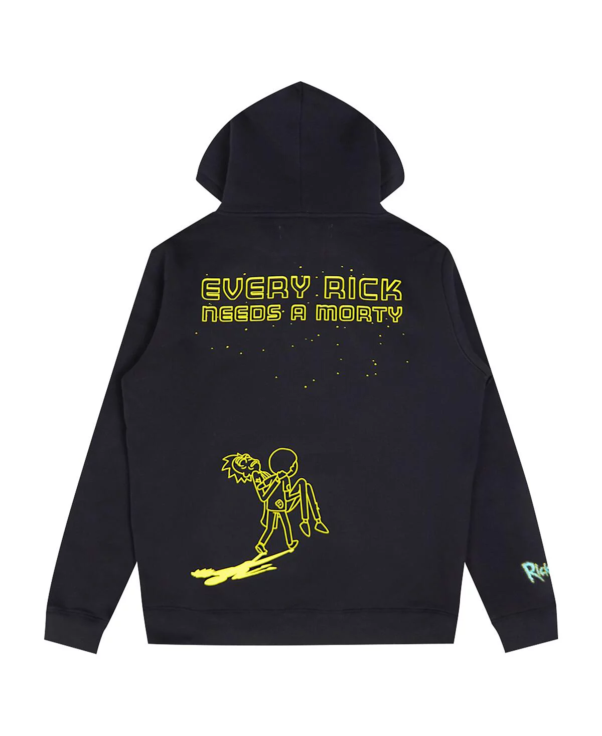 Freeze Max Men's Black Rick And Morty Every Rick Pullover Hoodie
