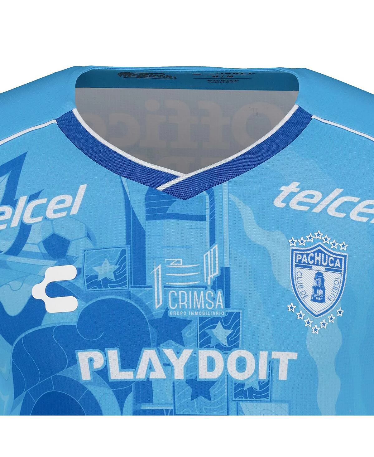 Charly Men's Light Blue C.F. Pachuca 2024/25 Third Authentic Jersey