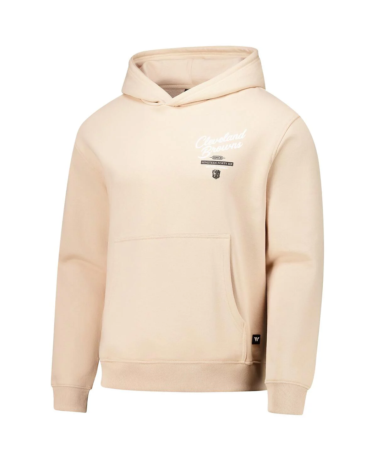The Wild Collective Mens and Womens Tan Cleveland Browns Fleece Pullover Hoodie 22790₽