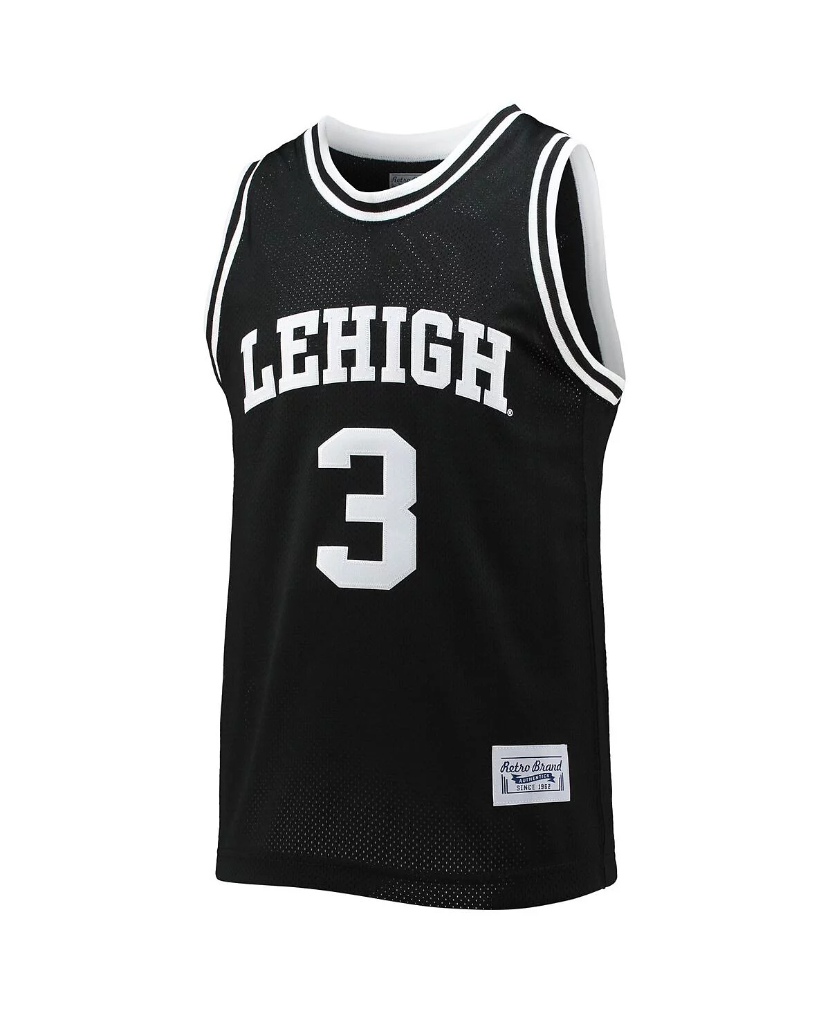 Original Retro Brand Men's C.J. McCollum Black Lehigh Mountain Hawks Alumni Commemorative Classic Basketball Jersey