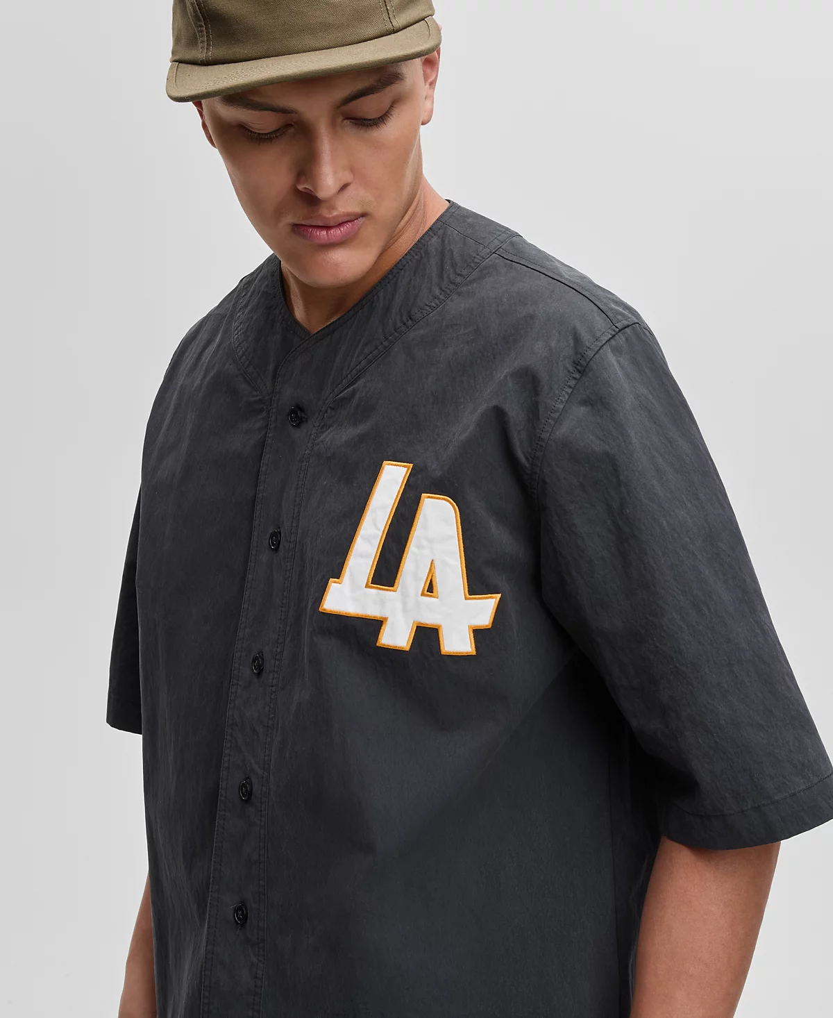 Mode of One Mens Washed Crinkle Baseball Jersey Exclusively at Macys 6690₽