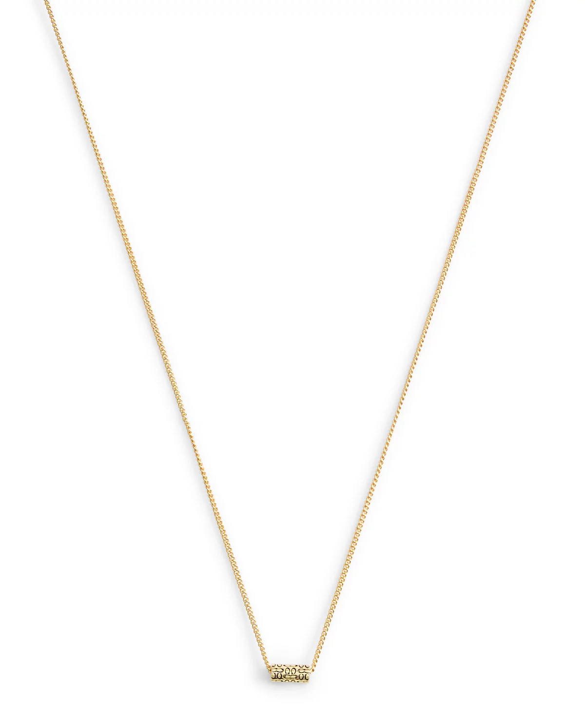 COACH Signature Quilted Tube Pendant Necklace 18090₽