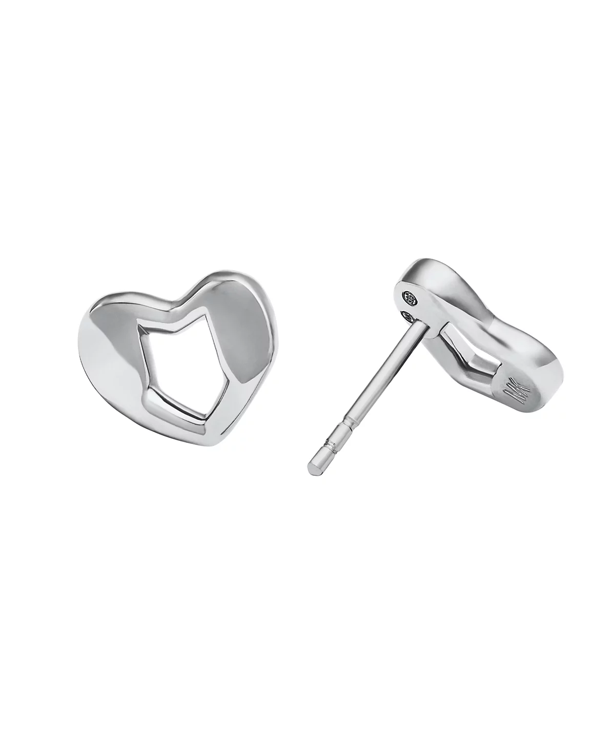 Michael Kors Precious Metal-Plated Heart Stud Earrings 16190₽