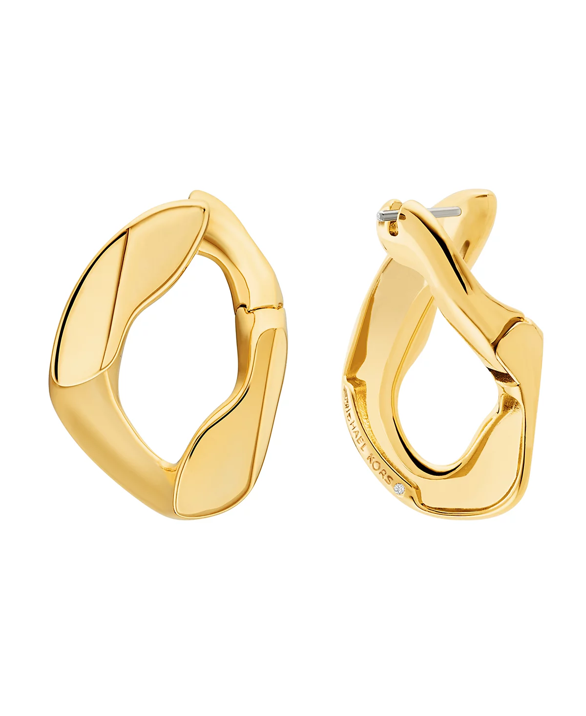 Michael Kors 14K Gold Plated Link Earrings 23790₽