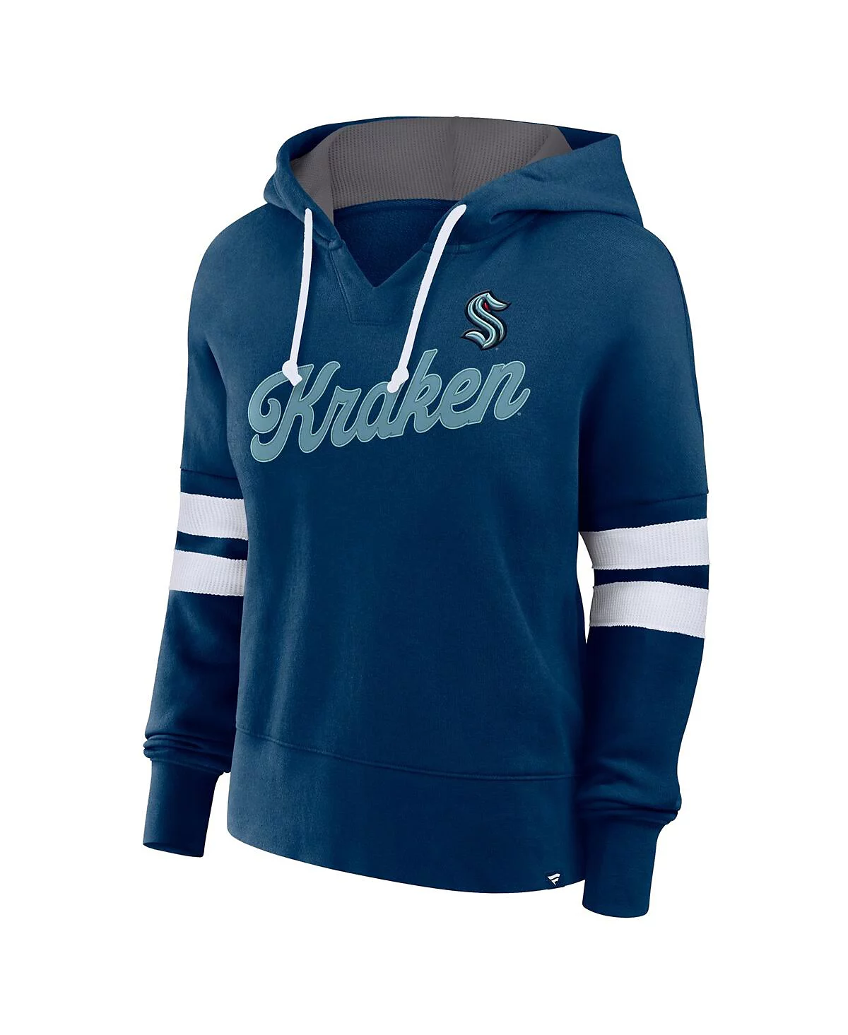 Fanatics Womens Deep Sea Blue Seattle Kraken Seize Fleece Pullover Hoodie 13290₽
