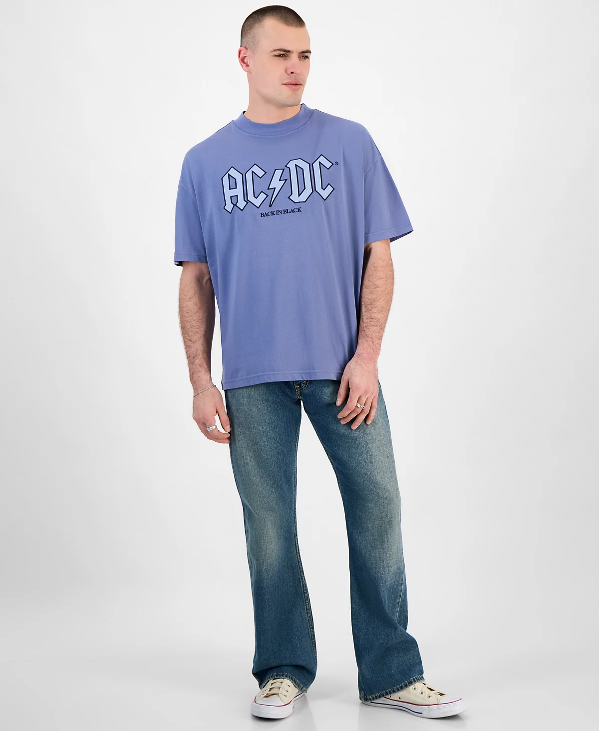 Tai Apparel Men's AC/DC Regular-Fit Graphic T-Shirt