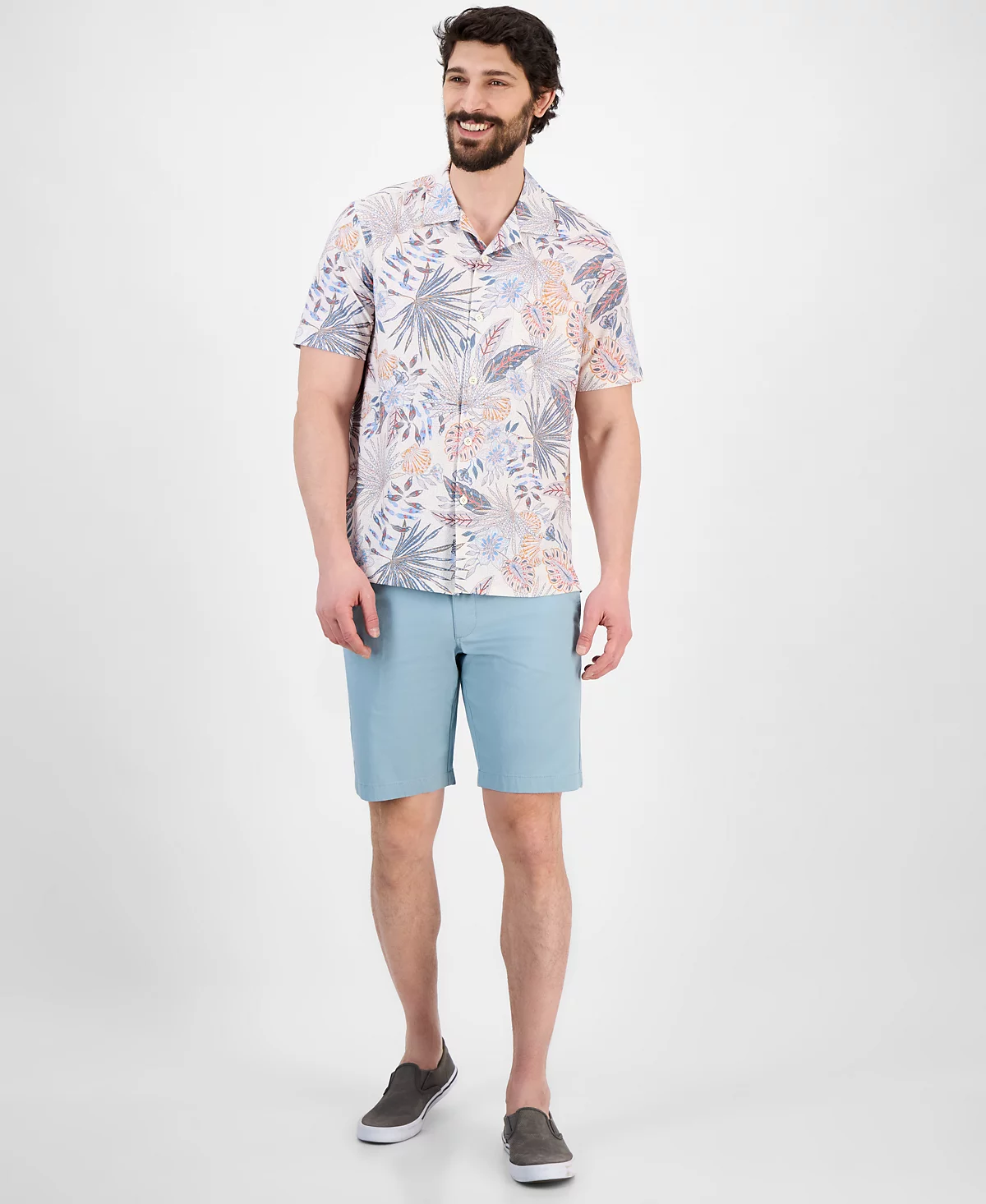 Tommy Bahama Mens Bahama Coast Tropic Tango Performance Short-Sleeve Shirt 24390₽