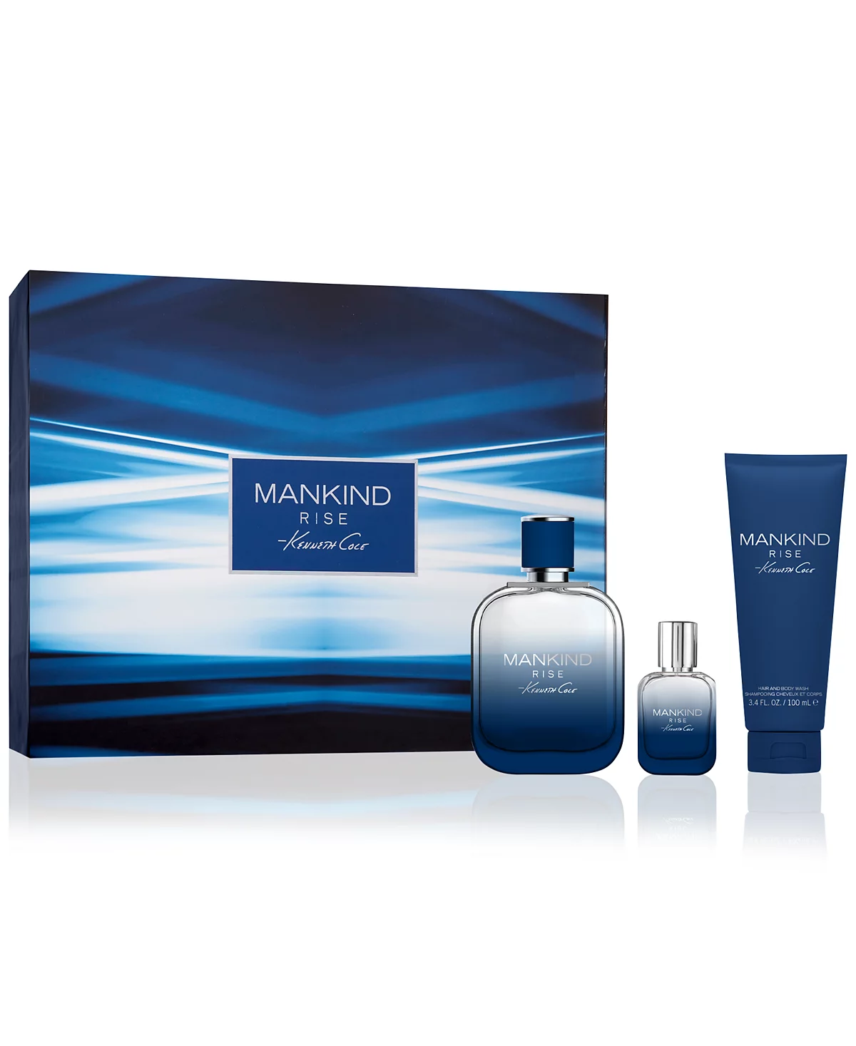 Kenneth Cole Mens 3-Pc Mankind Rise Eau de Toilette Gift Set 17490₽