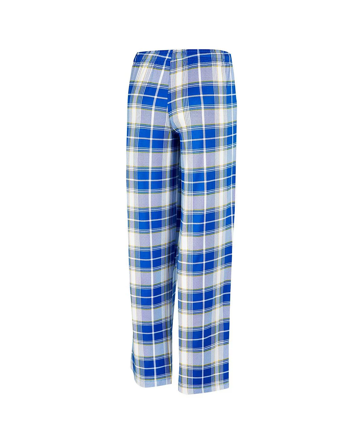 Concepts Sport Womens Royal Los Angeles Chargers Ashford Plaid Knit Pants 7190₽
