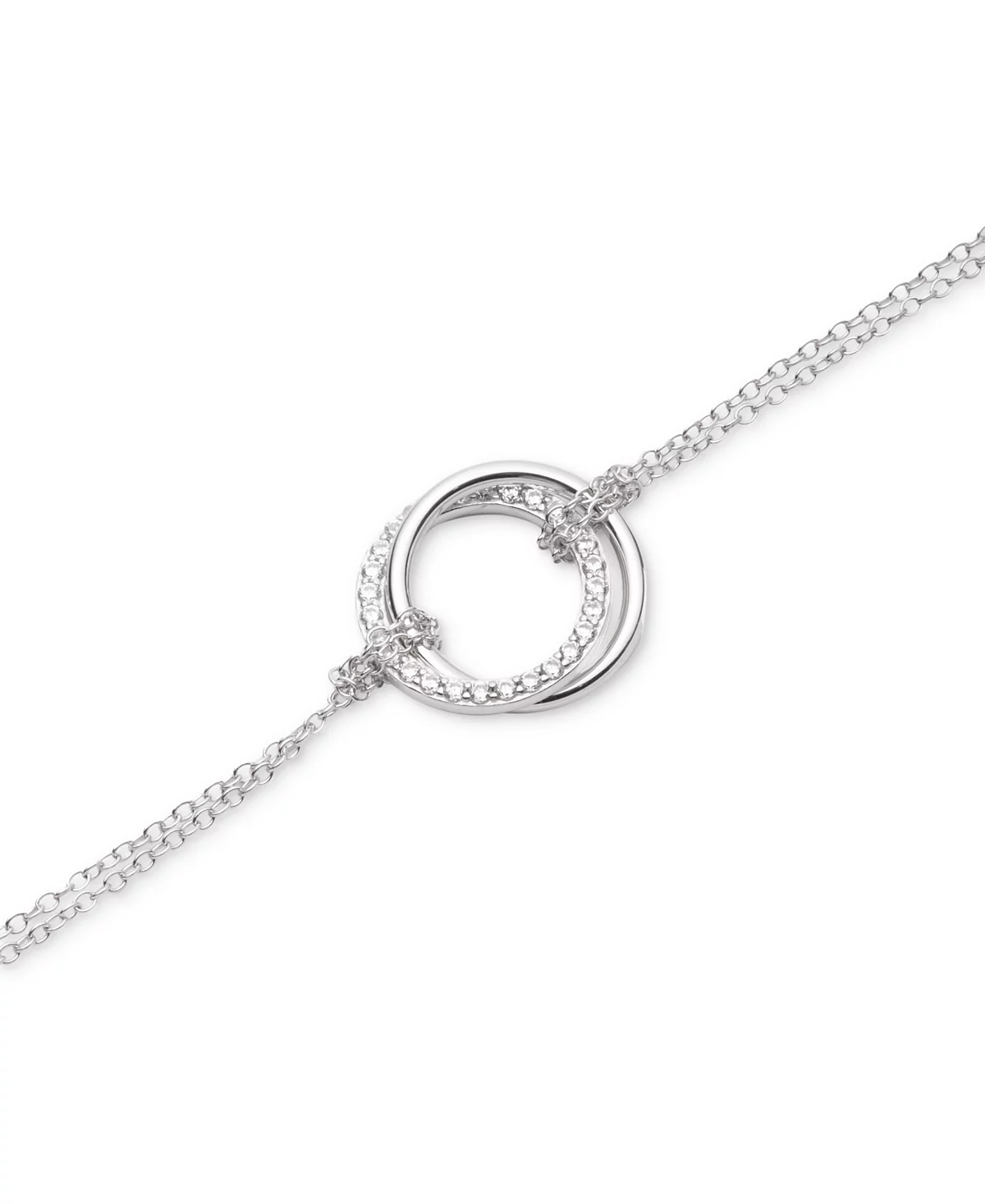 Lauren Ralph Lauren Sterling Silver Cubic Zirconia Pav Flex Bracelet 23790₽