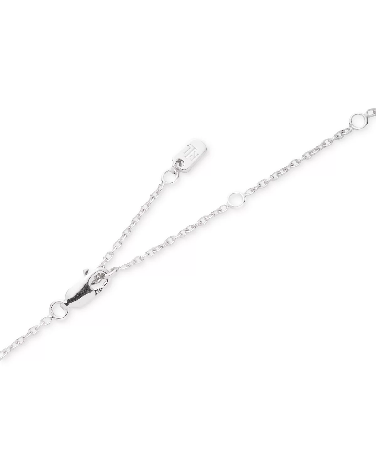 Lauren Ralph Lauren Sterling Silver Disc Frontal Necklace 19 3 extender 28590₽