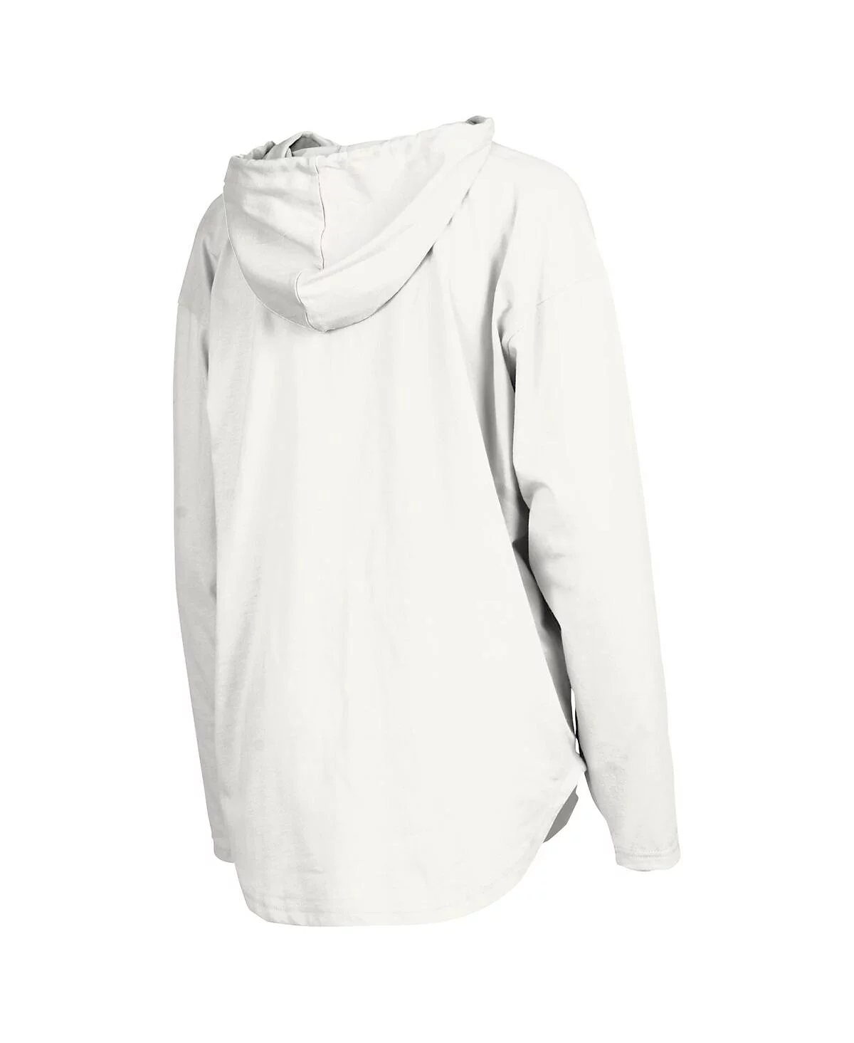 Pressbox Womens White Penn State Nittany Lions San Bruno Hoodie Long Sleeve T-Shirt 9490₽