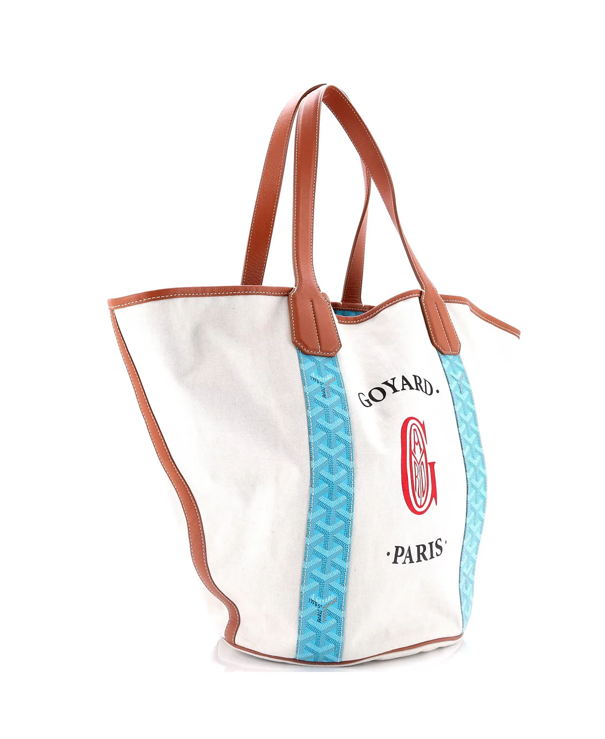 Pre-Owned Goyard Belharra Reversible Tote Coated Canvas 397190₽