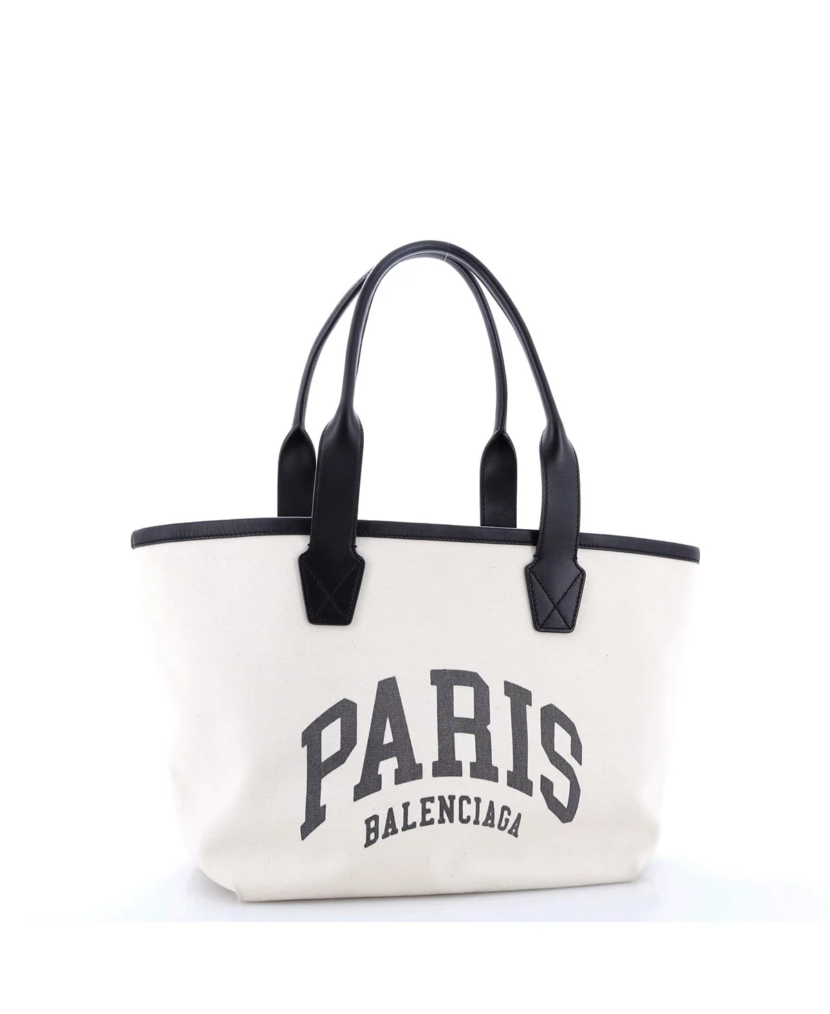 Pre-Owned Balenciaga Small Cities Tote Printed Canvas 93790₽