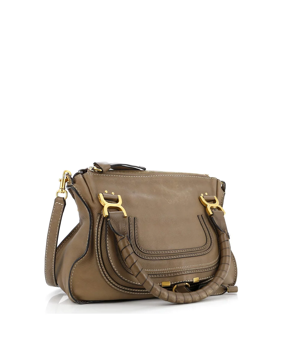 Pre-Owned Chloe Medium Marcie Satchel Leather