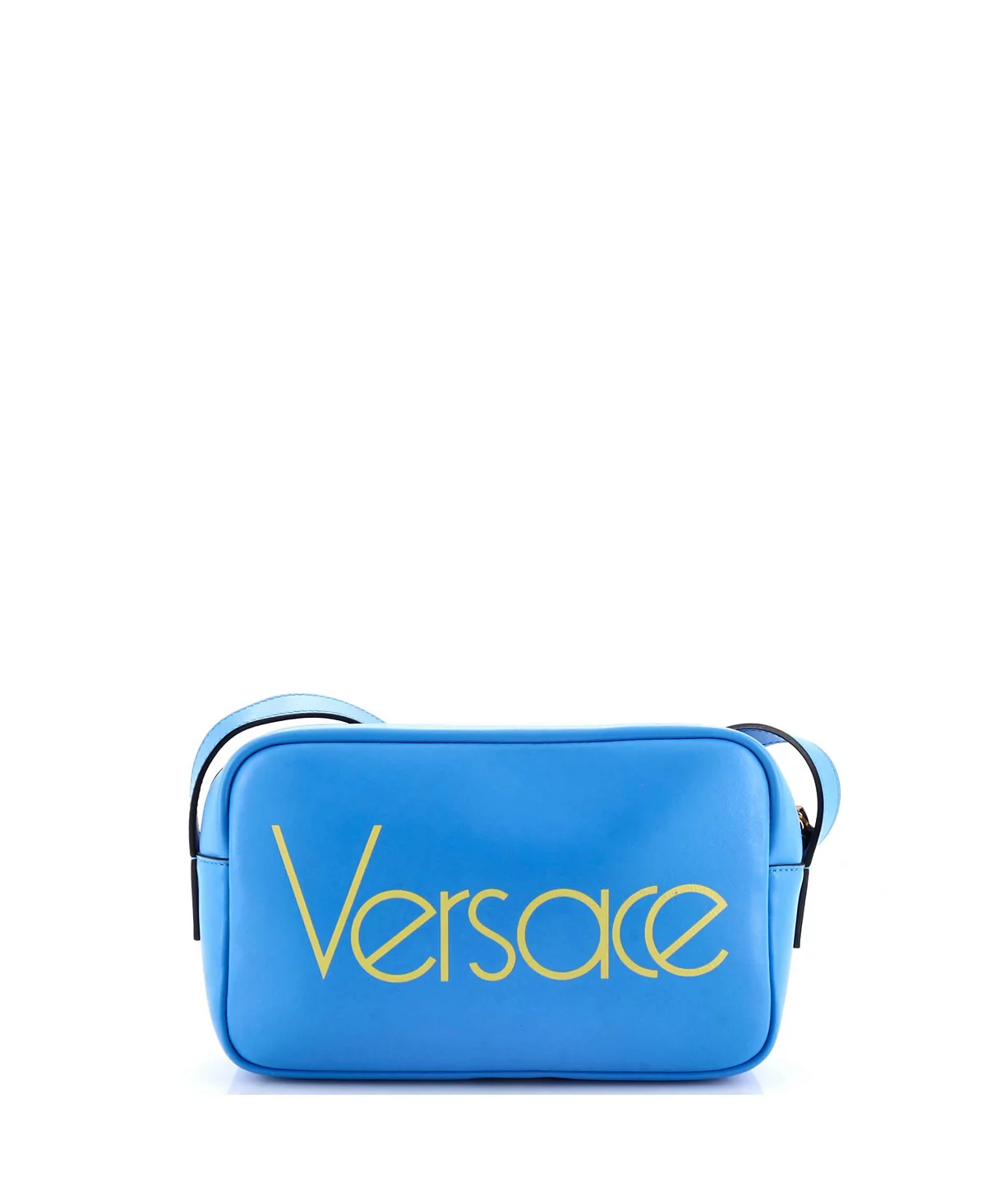 Pre-Owned Versace Medium Logo Camera Bag Printed Leather 107490₽