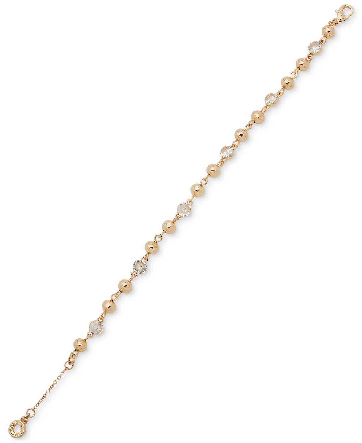 Anne Klein Gold-Tone Crystal Ball Flex Bracelet 2990₽