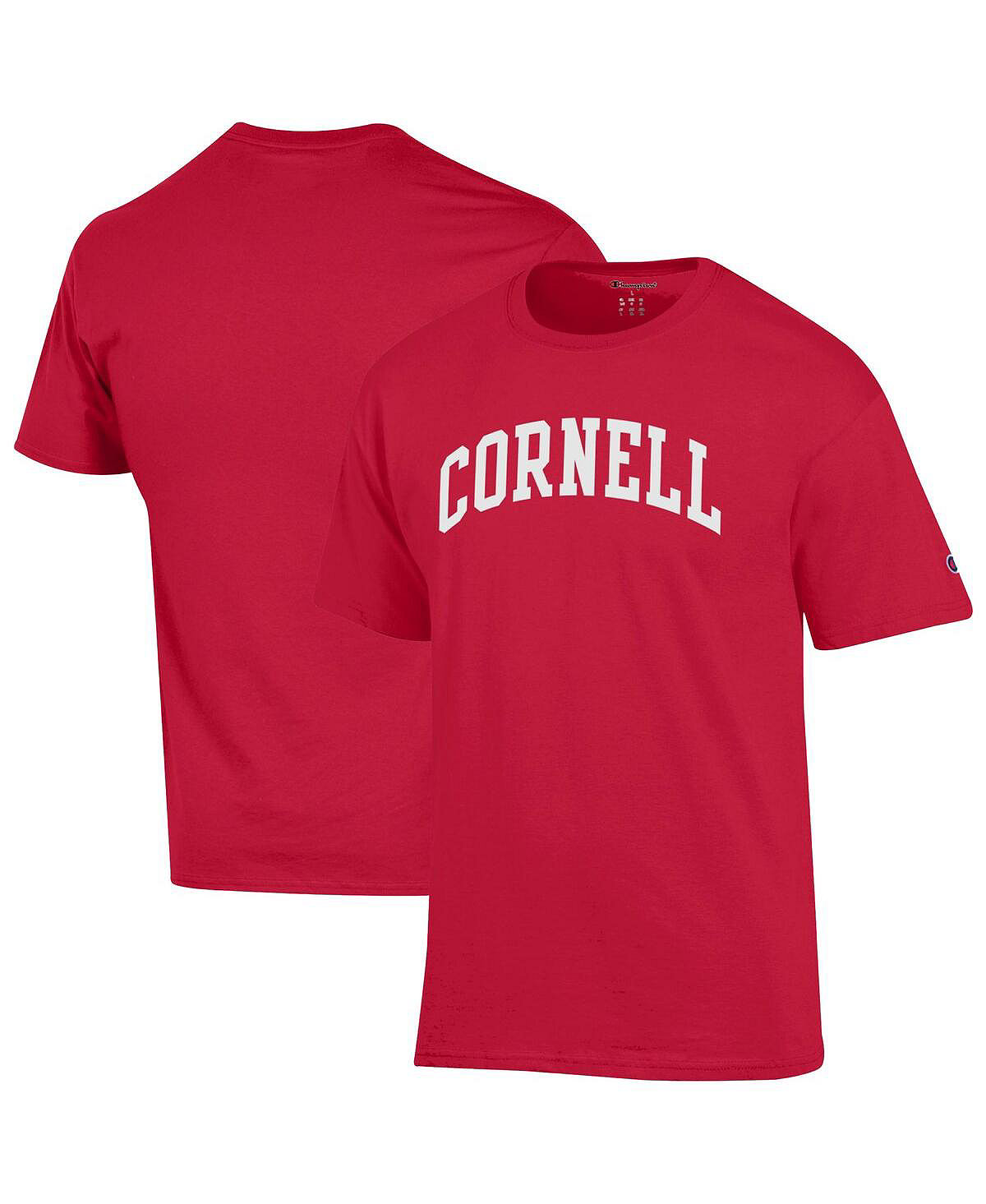 Мужская красная футболка Cornell Big Red Basic Arch red
