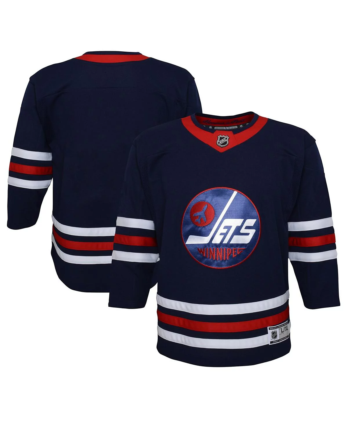 Big Boys Navy Winnipeg Jets 202122 Alternate Premier Jersey 12790₽