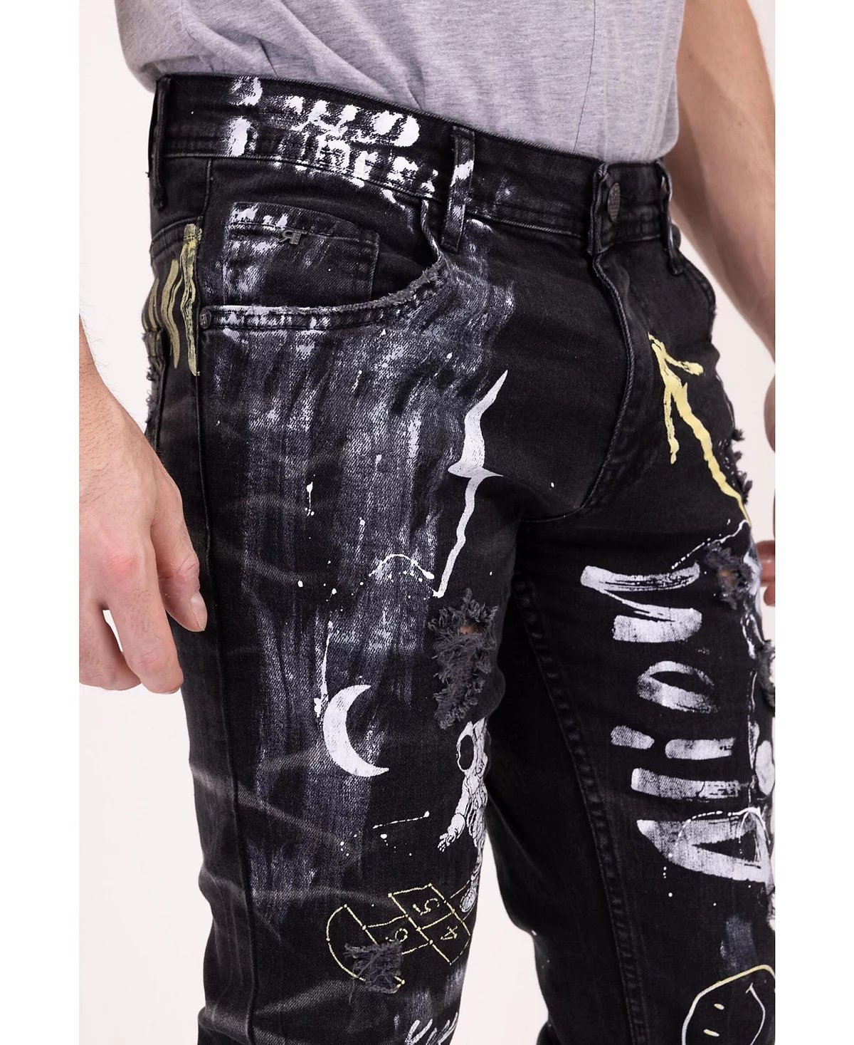 RON TOMSON Mens Modern Alien Denim Jeans 34290₽