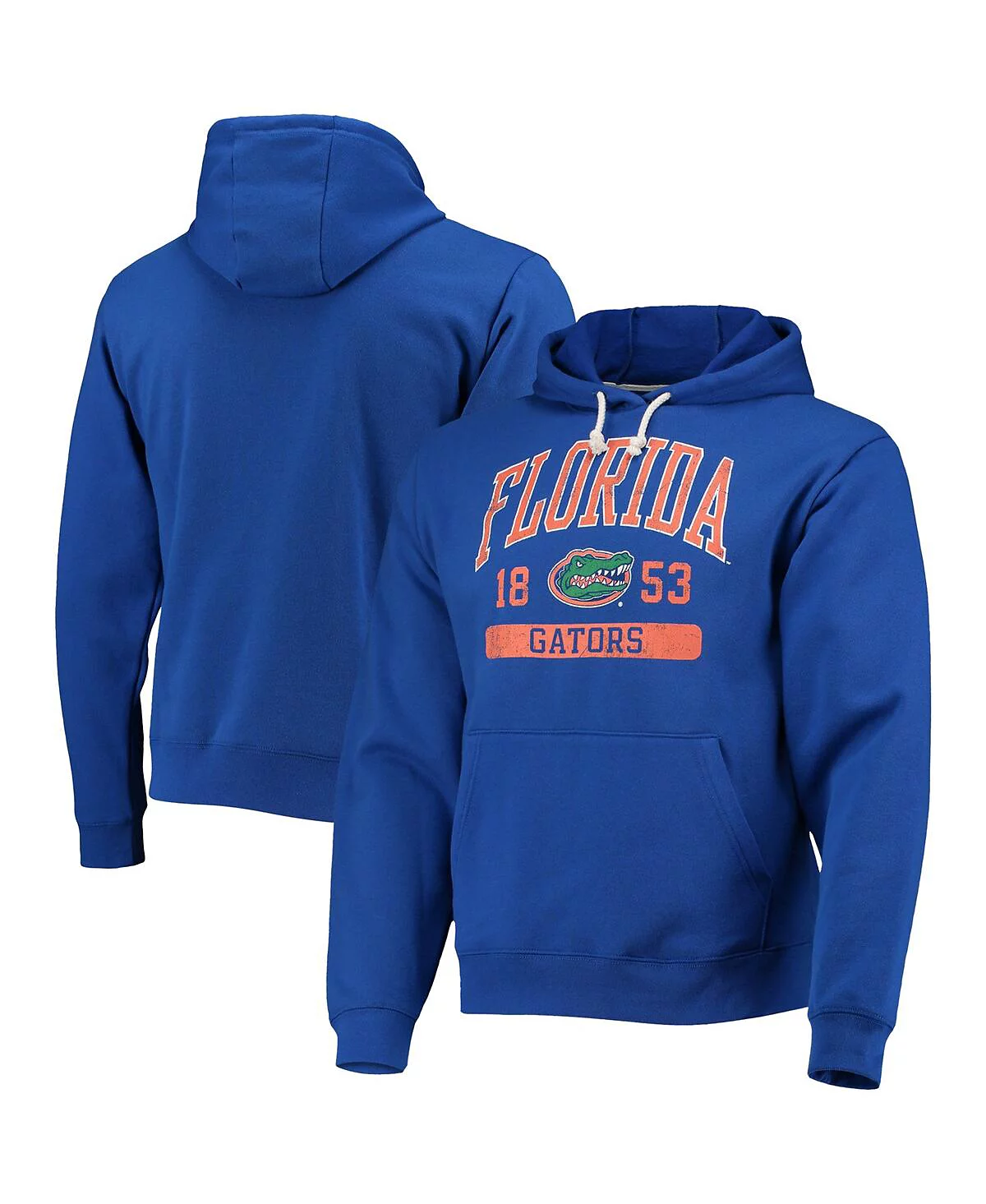 Mens League Collegiate Wear Royal Florida Gators Volume Up Essential Fleece Pullover Hoodie 9090₽