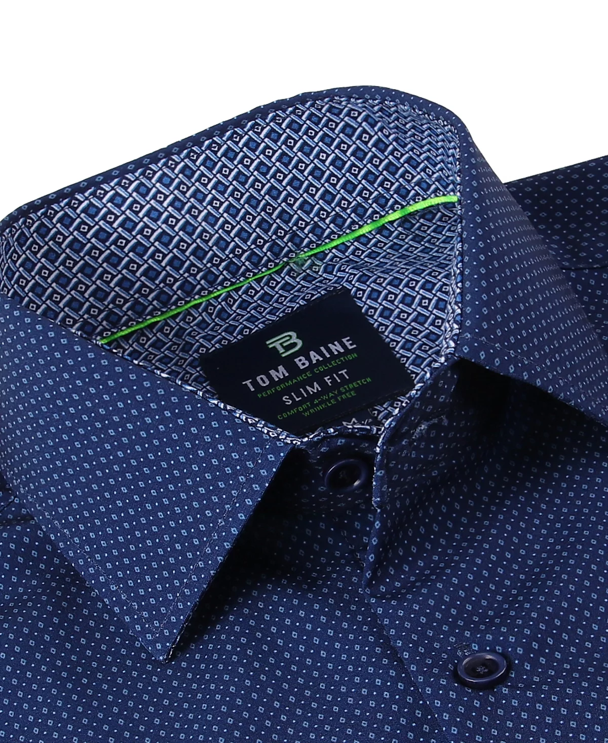 Mens Slim Fit Short Sleeve Performance Button Down Dress Shirt 9690₽