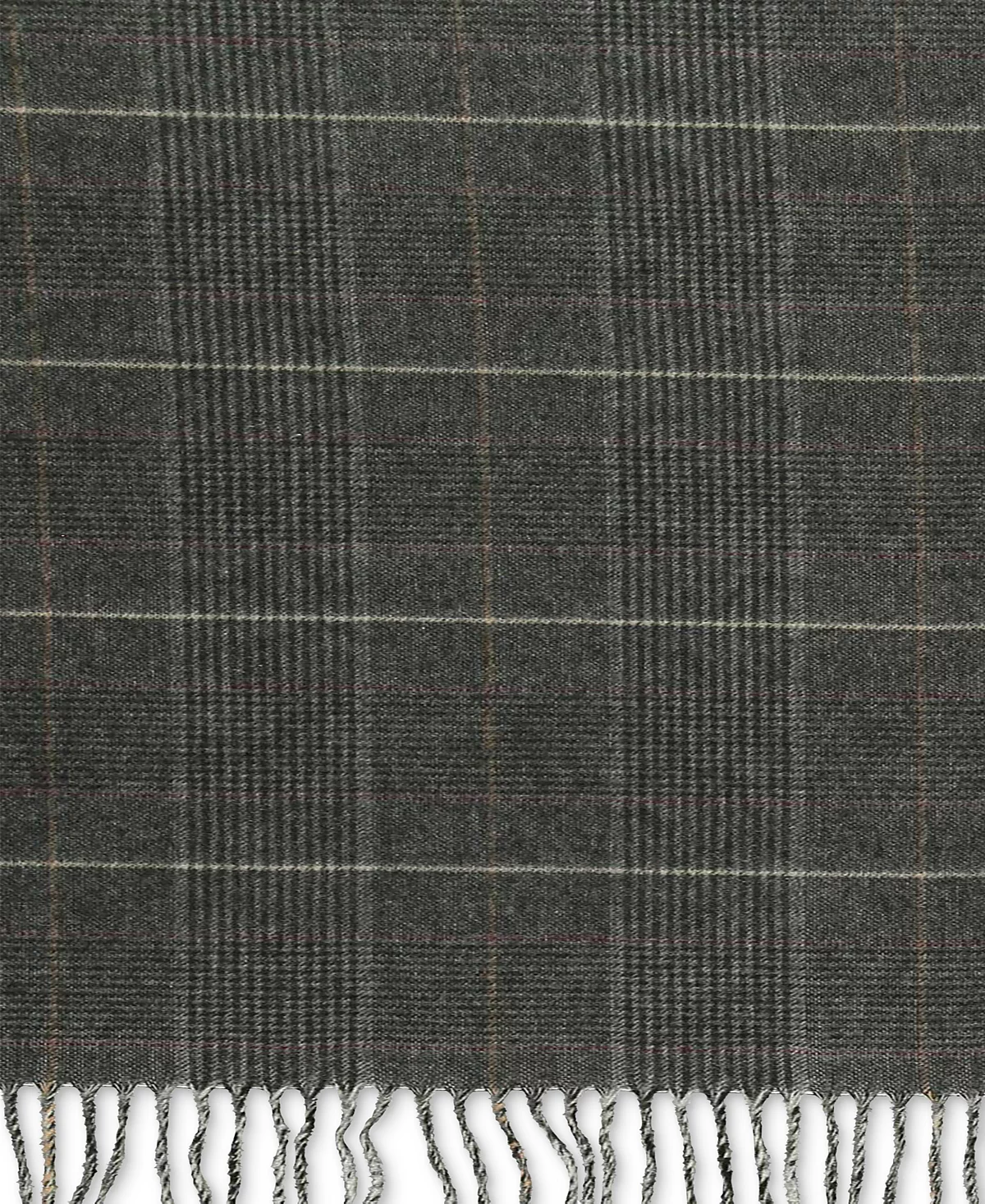 V. Fraas Men's Prince of Wales Plaid Scarf