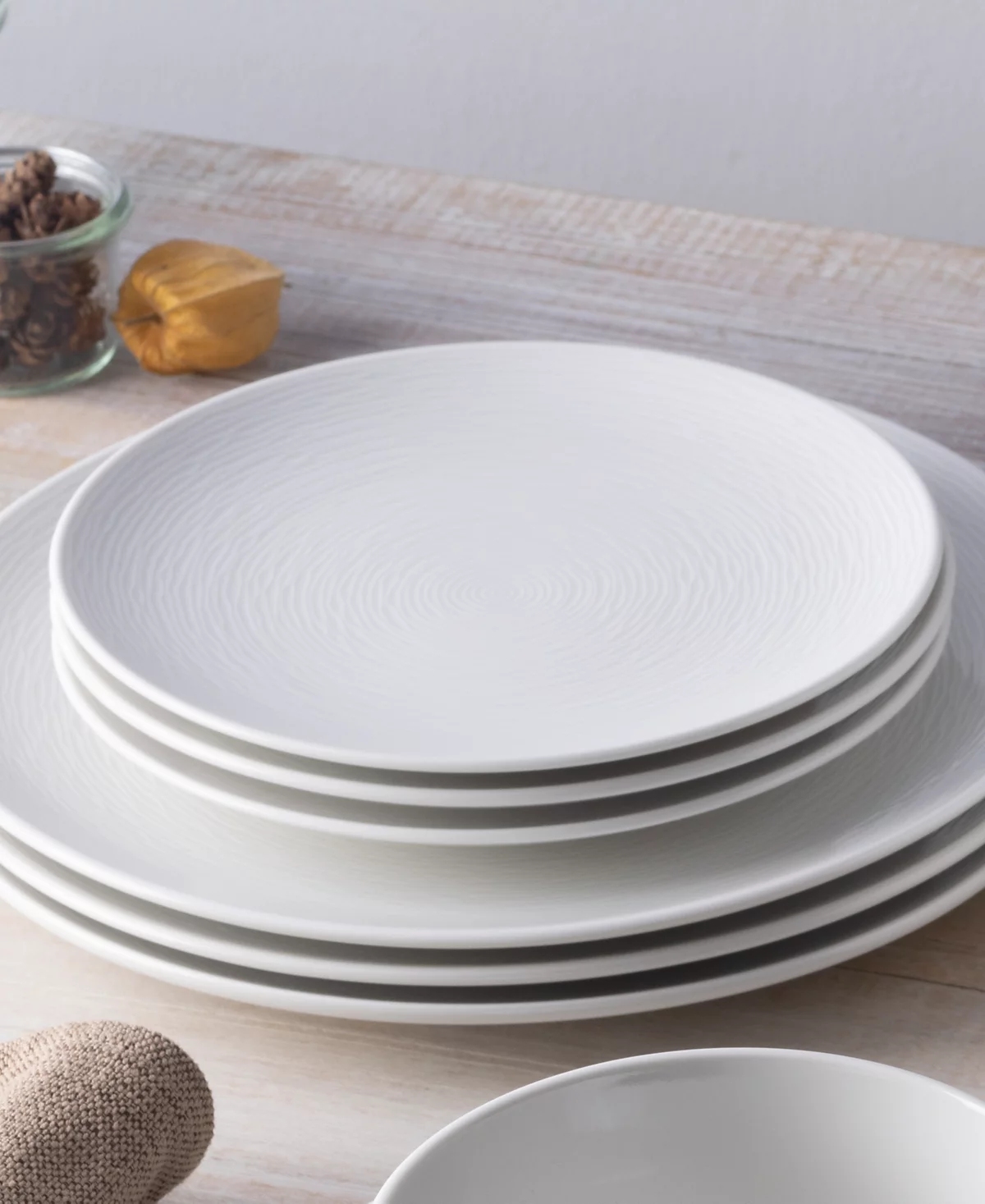 Noritake Swirl Coupe Salad Plates, Set of 4