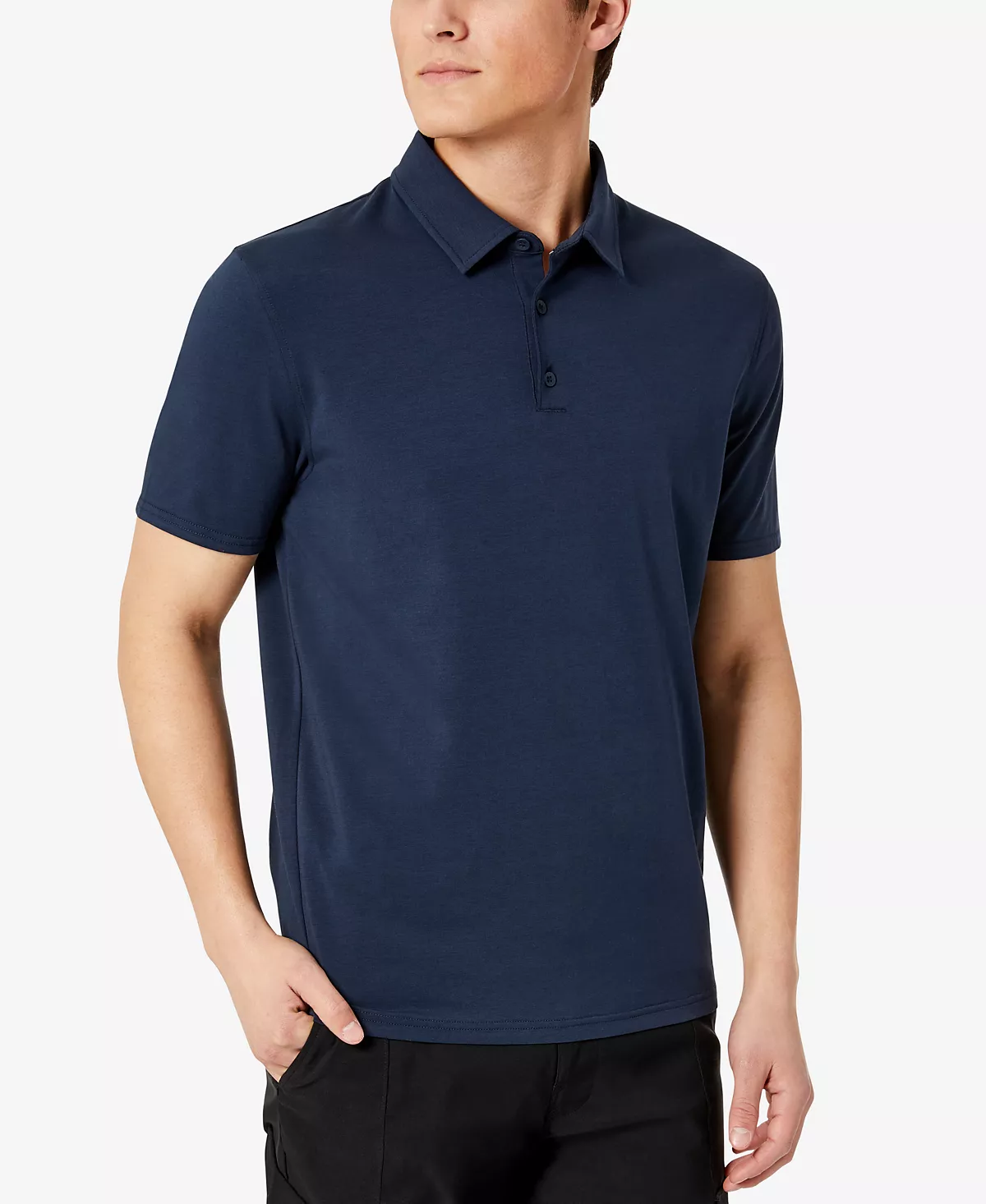 Мужское спортивное поло на пуговицах 11190₽