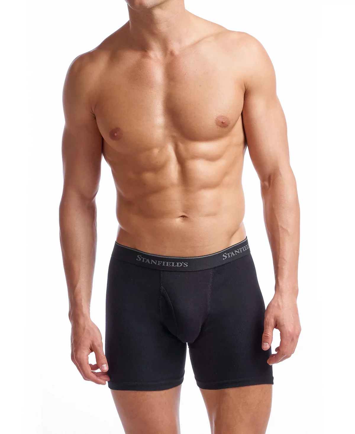 Stanfields Mens Supreme Cotton Blend Boxer Briefs Pack of 2 9090₽
